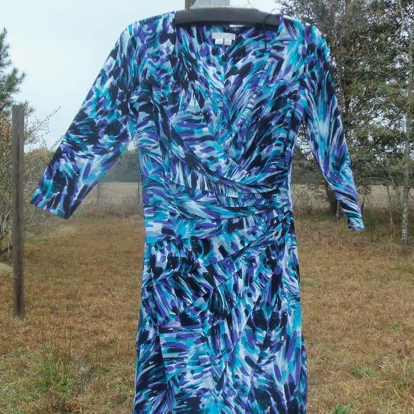 London Times 10 Petite dress wrap style - Picture 1 of 5